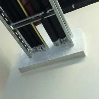 Neat and consistent seal around electrical services — executed with care and precision.
#FireStopping #PassiveFireProtection #FireSafety #QualityInstallation